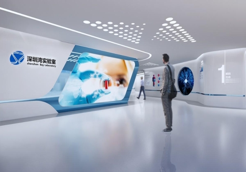 数字生物传感公司展厅:融合技术与体验的未来之窗